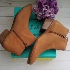 🍁New Jack Rogers Womens Bailee Suede Ankle Bootie